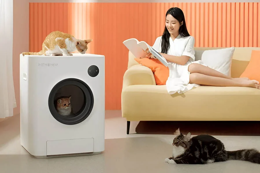 robot cat litter box